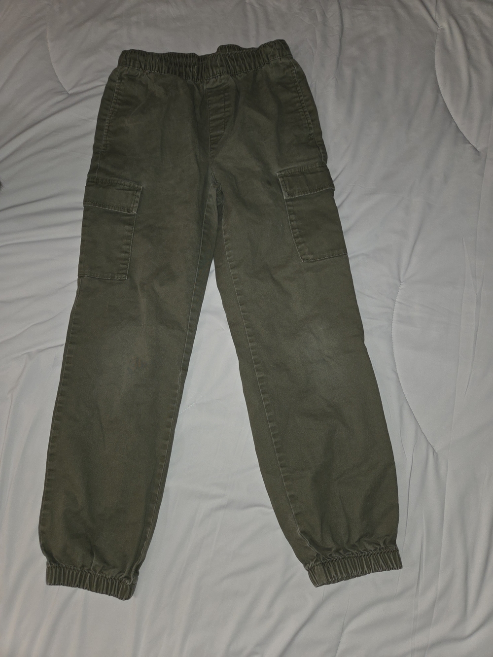 Men's Cargo Jogger Pants - Olive Green